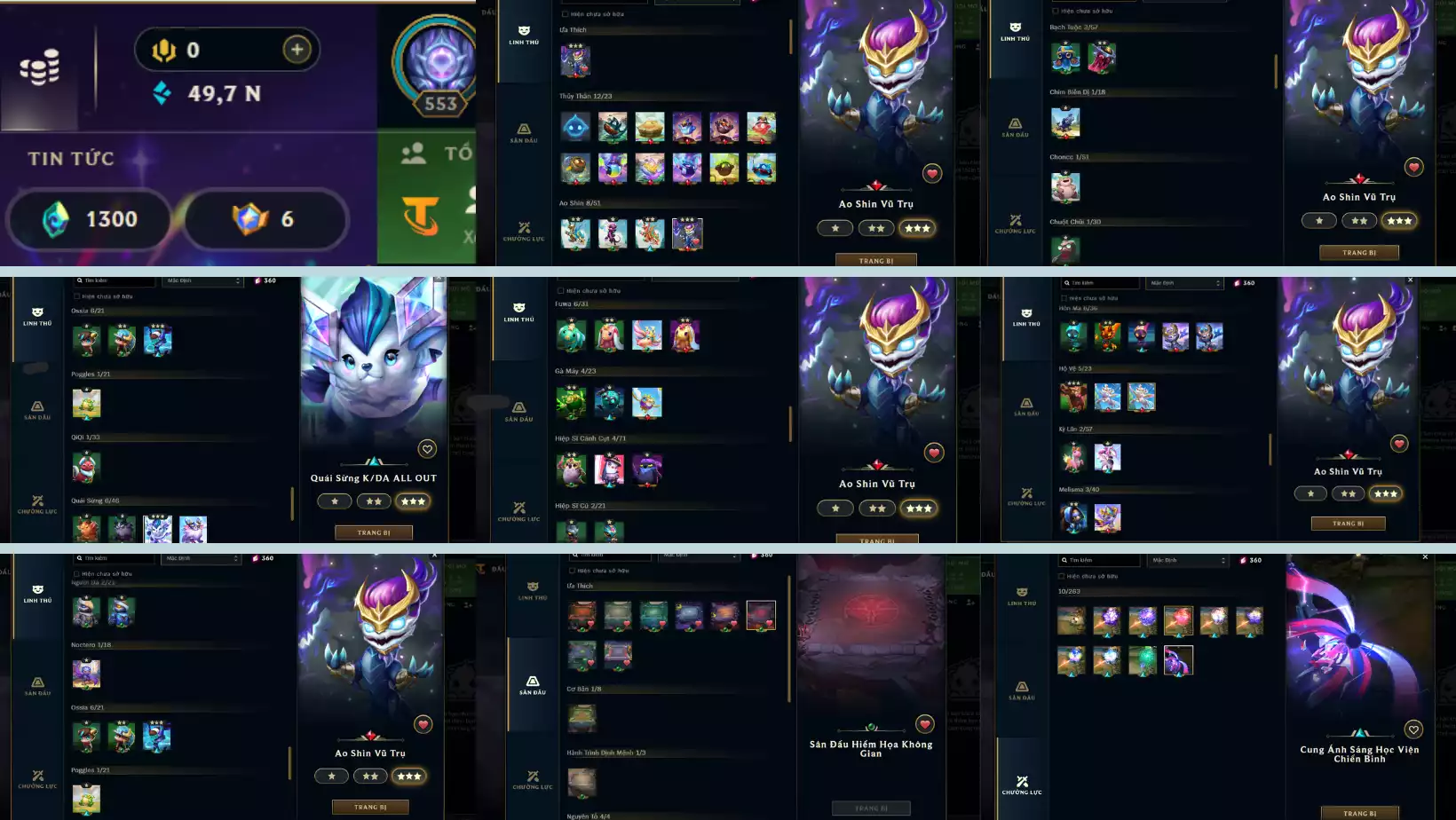 Ảnh ACC LOL 1TR7 THÔNG THẠO IRELIA  SKIN : 345 FULL TƯỚNG LV : 553 ĐA SẮC 74 RANK LH LB 2 RANK DD LB 4 ELO CAO MÙA TRC KC  DTCL : ĐỦ CHƠI DƯ 6 HC CÒN ĐỔI TÊN